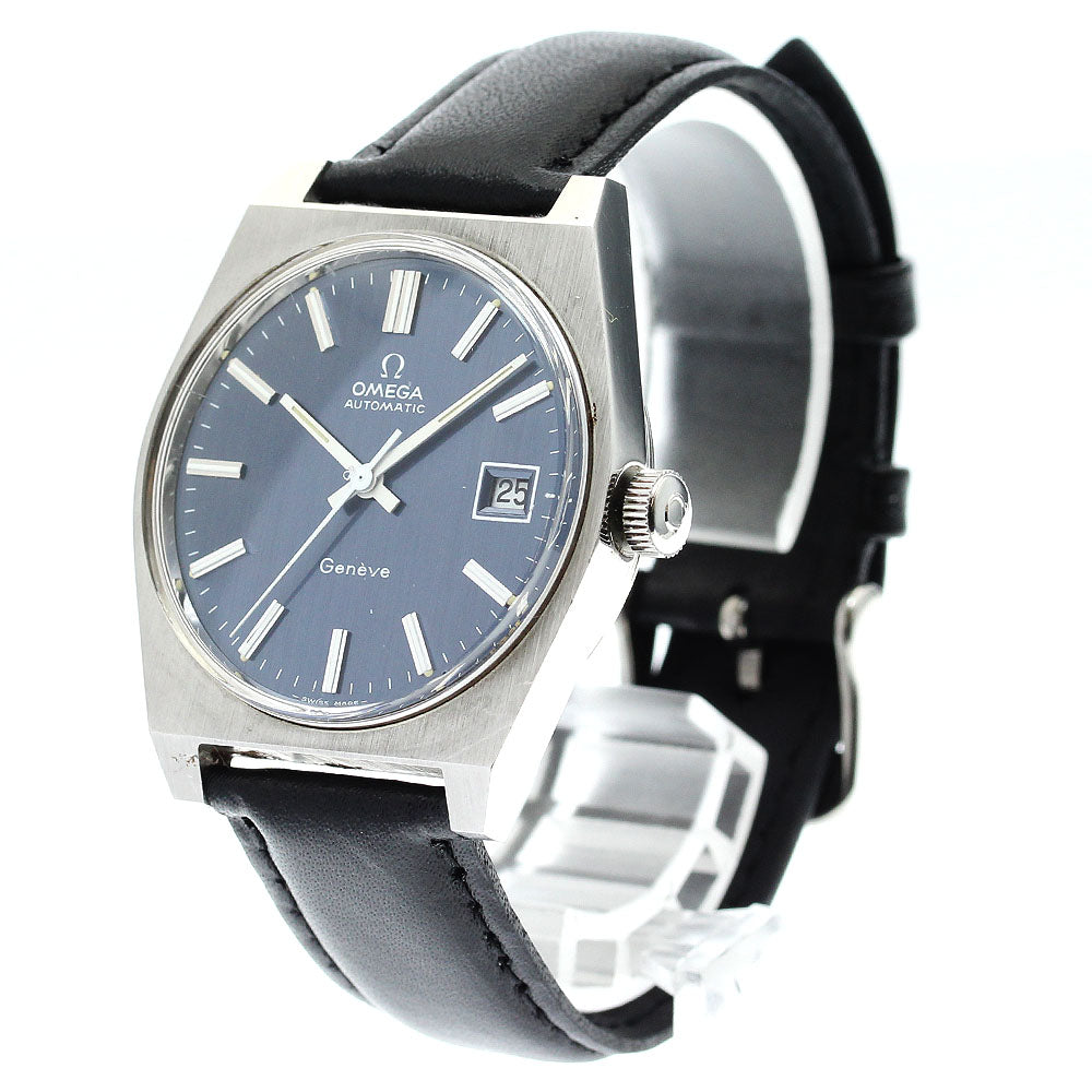 OMEGA Geneve 166.0118 Date Cal.1481 Navy Dial Automatic Men's Watch_898025