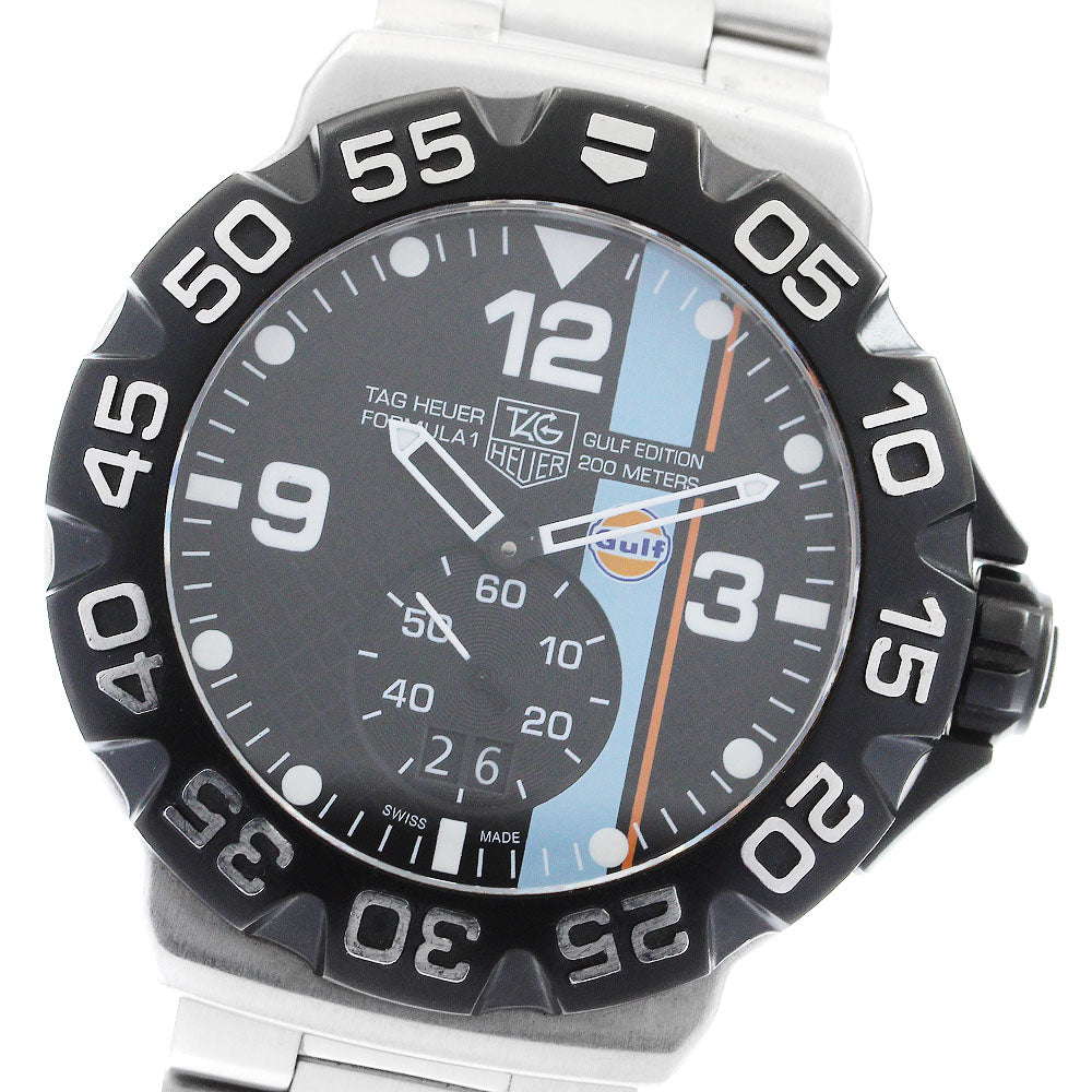 TAG HEUER Formula 1 Grand Date Gulf WAH1013 Date Quartz Men's Watch_898034