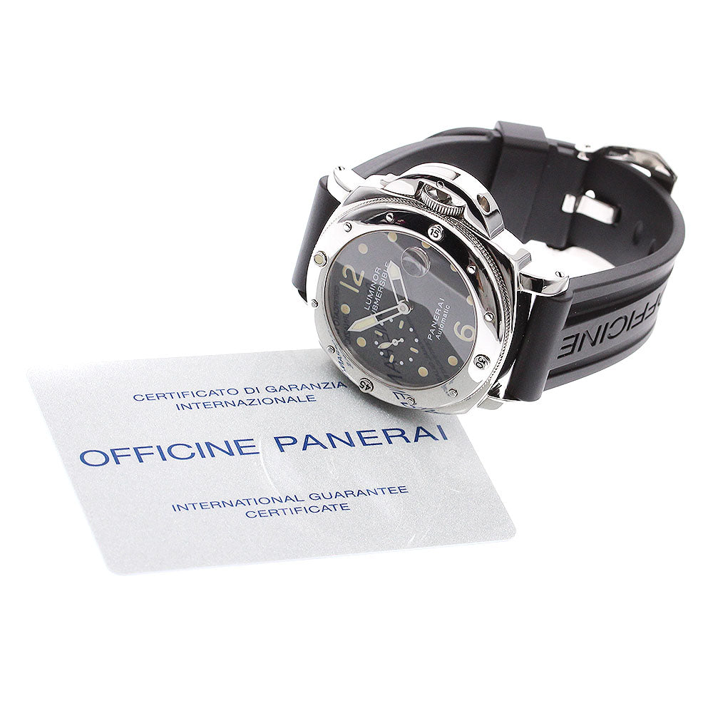PANERAI Luminor Submersible Pikasub PAM00024 Date Small Second black Dial Automatic Men's Watch_898047