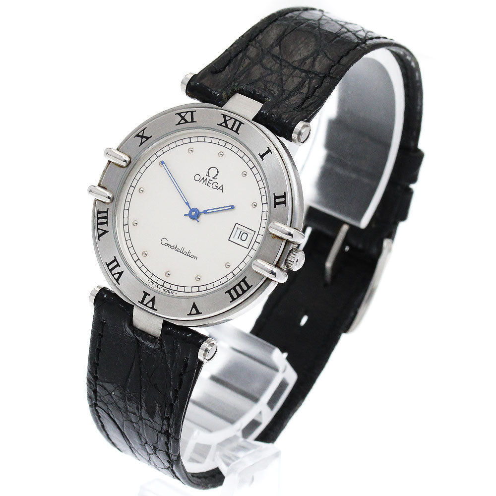 OMEGA Constellation Date Silver Dial Quartz Men's Watch_898069