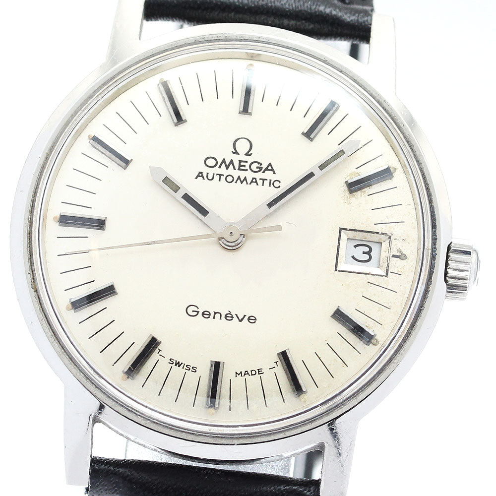 OMEGA Geneve Cal.565 Date Redial Silver Dial Automatic Men's Watch_898071