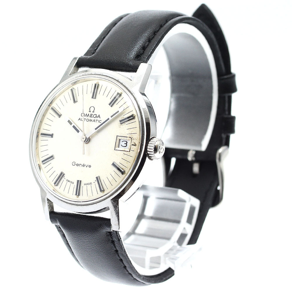 OMEGA Geneve Cal.565 Date Redial Silver Dial Automatic Men's Watch_898071