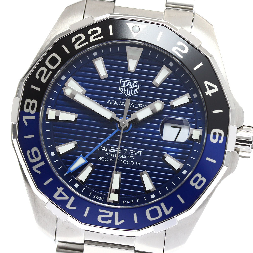 TAG HEUER Aqua racer WAY201T-0 Caliber 7 GMT Automatic Men's Watch_898109