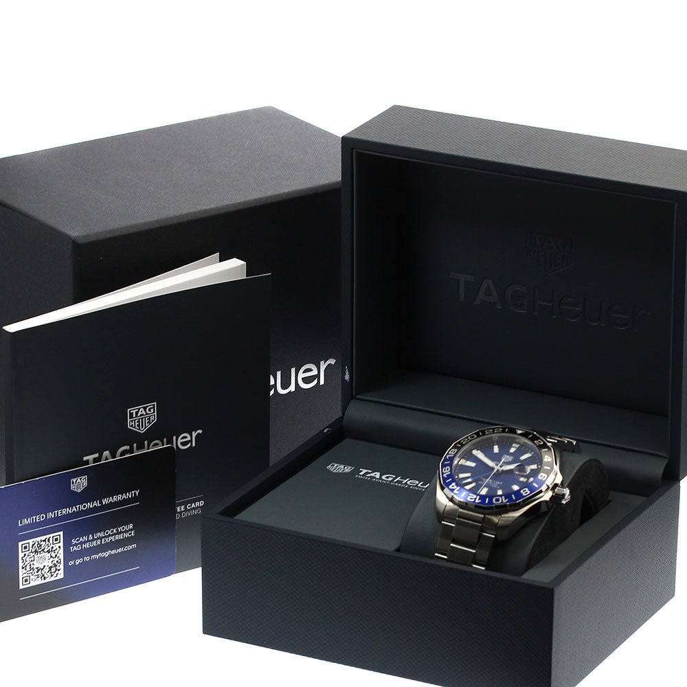 TAG HEUER Aqua racer WAY201T-0 Caliber 7 GMT Automatic Men's Watch_898109