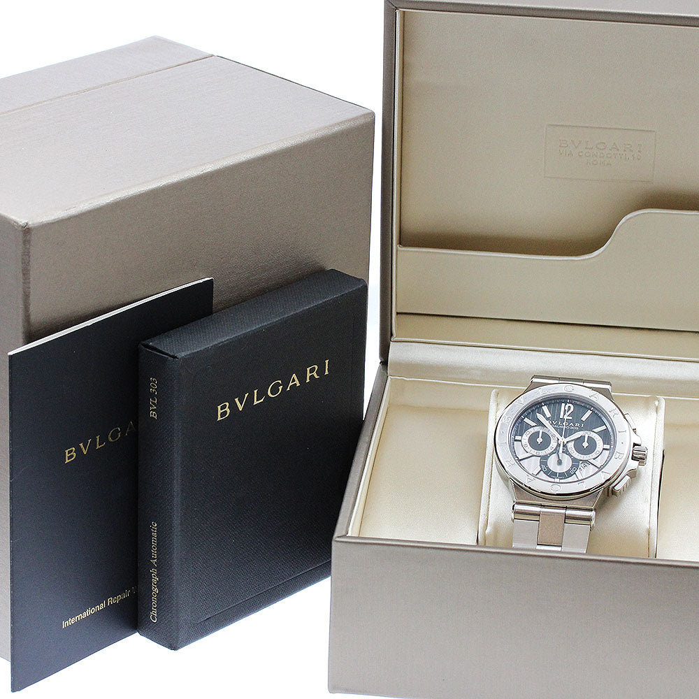 BVLGARI Diagono Caribillo 303 DG42SCH Chronograph Automatic Men's Watch_898125
