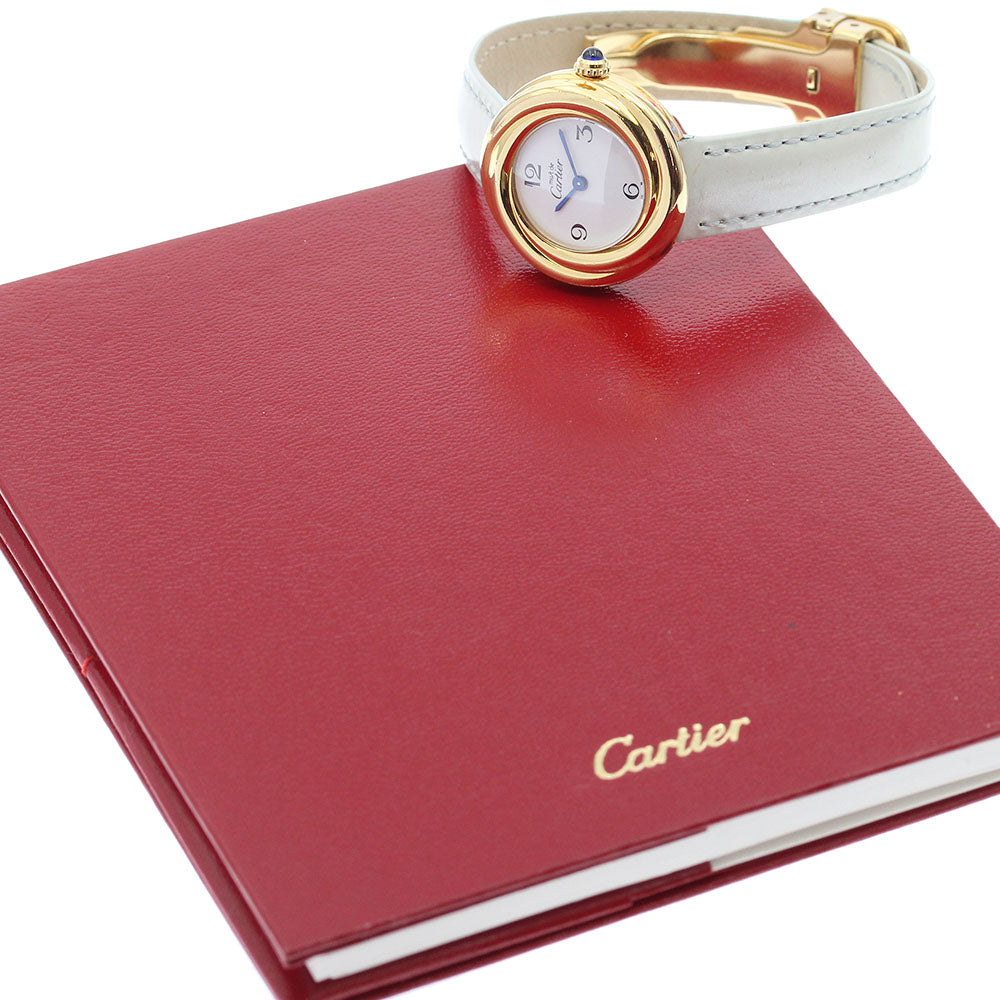 CARTIER Must Trinity W1010844 SV925 Vermeil Quartz Ladies Watch_898135