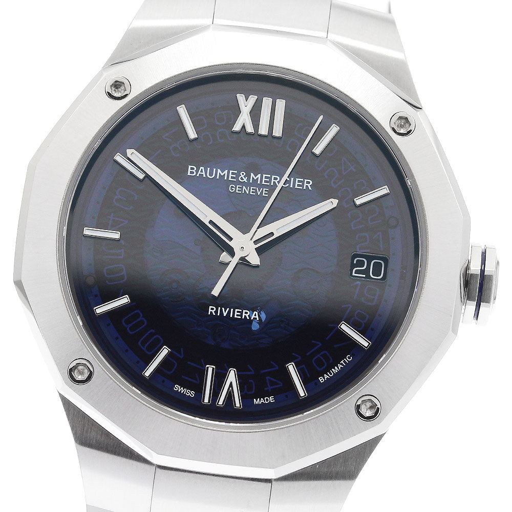 Baume & Mercier Riviera Baumatic M0A10714 Date Navy Dial Automatic Men's Watch_898140