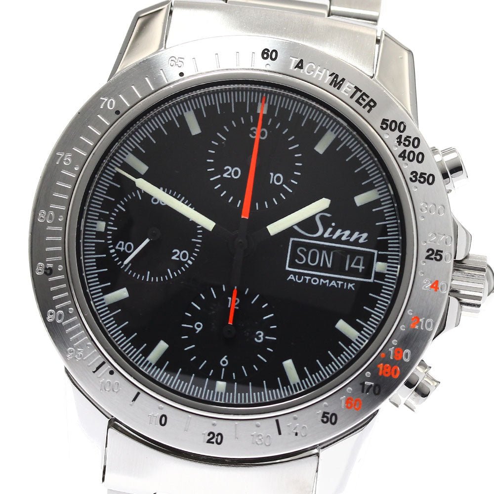 Sinn autobahn 303.AUTOBAHN Chronograph day date black Dial Automatic Men's Watch_898141