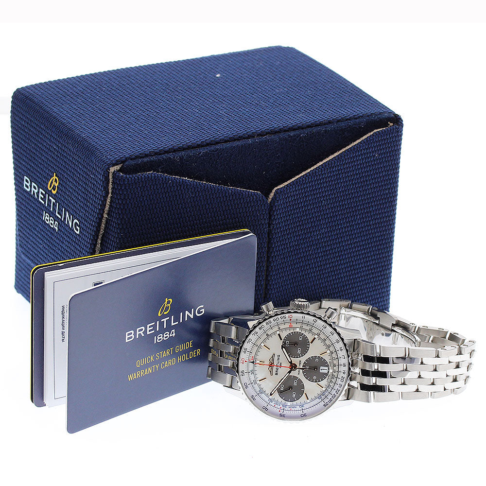 BREITLING Navitimer B01 Chronograph 41 AB0139 White shell Dial Automatic Men's Watch_898146