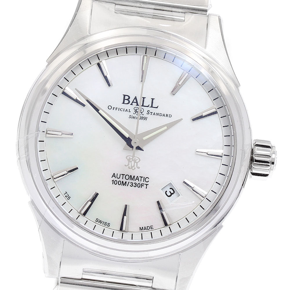 BALLWATCH Stokeman Victory NM2098C-S26J-WH Date White shell Dial Automatic Men's Watch_898147
