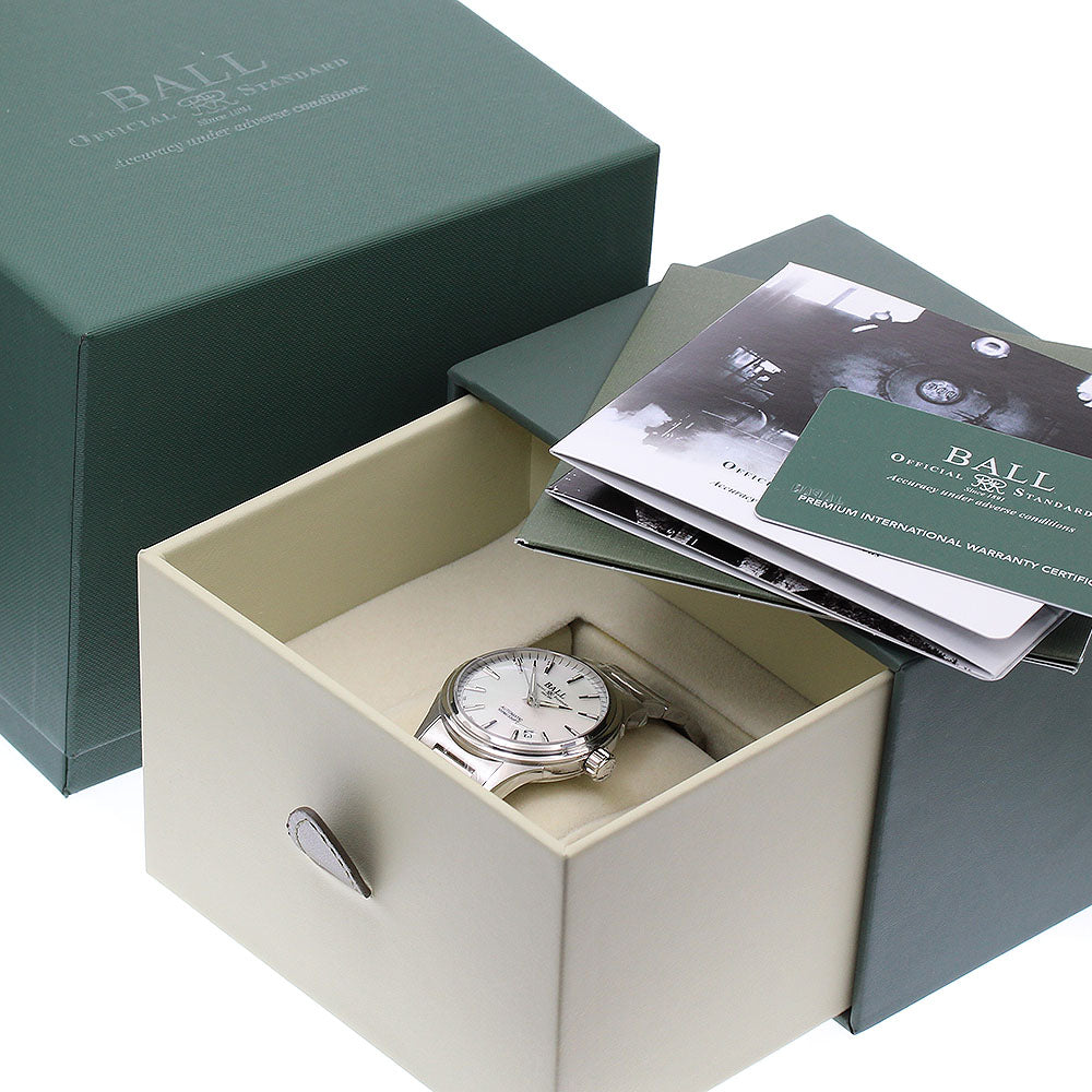 BALLWATCH Stokeman Victory NM2098C-S26J-WH Date White shell Dial Automatic Men's Watch_898147