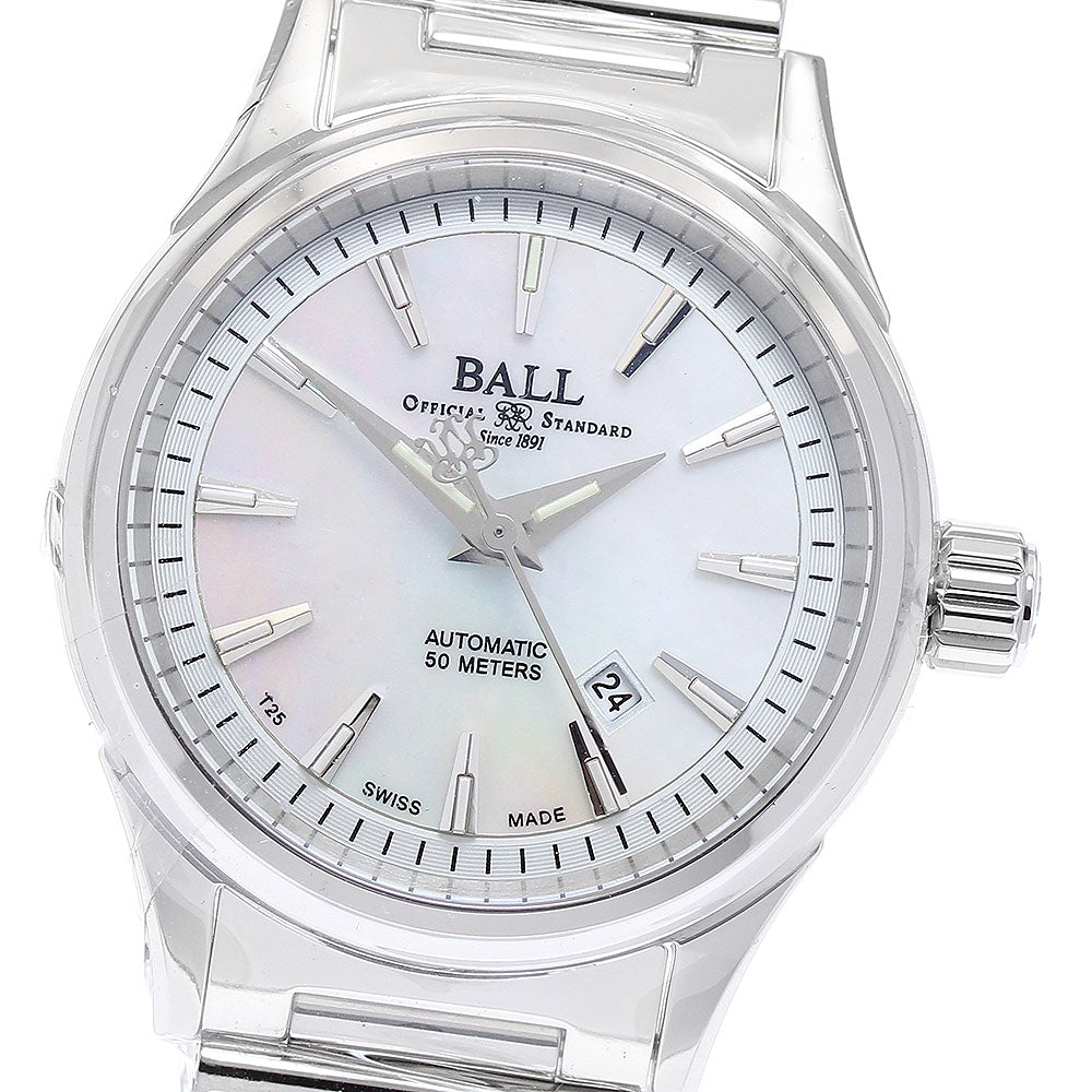 BALLWATCH Stokeman Victory NL2098C-S6J-WH Date White shell Dial Automatic Ladies Watch_898148