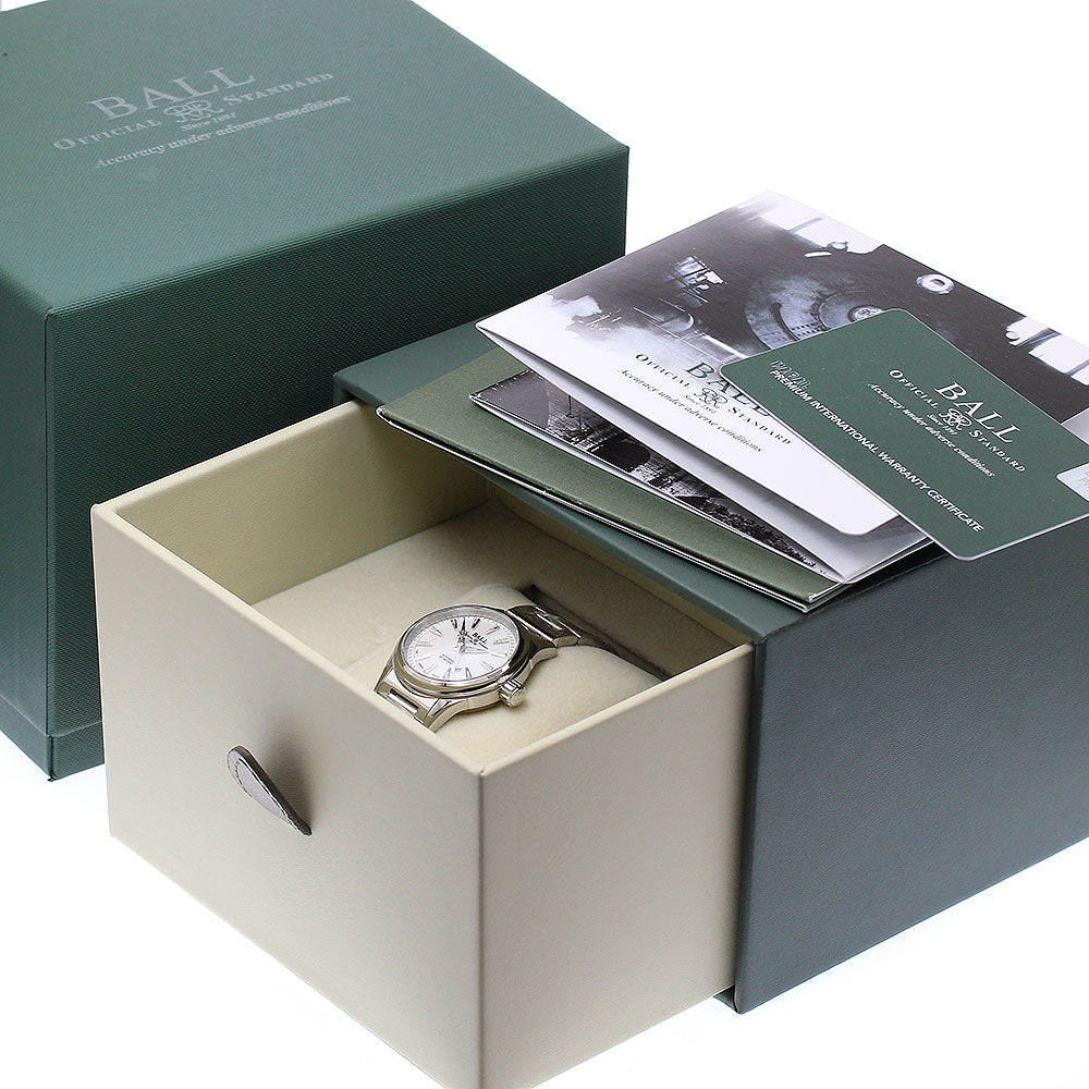 BALLWATCH Stokeman Victory NL2098C-S6J-WH Date White shell Dial Automatic Ladies Watch_898148