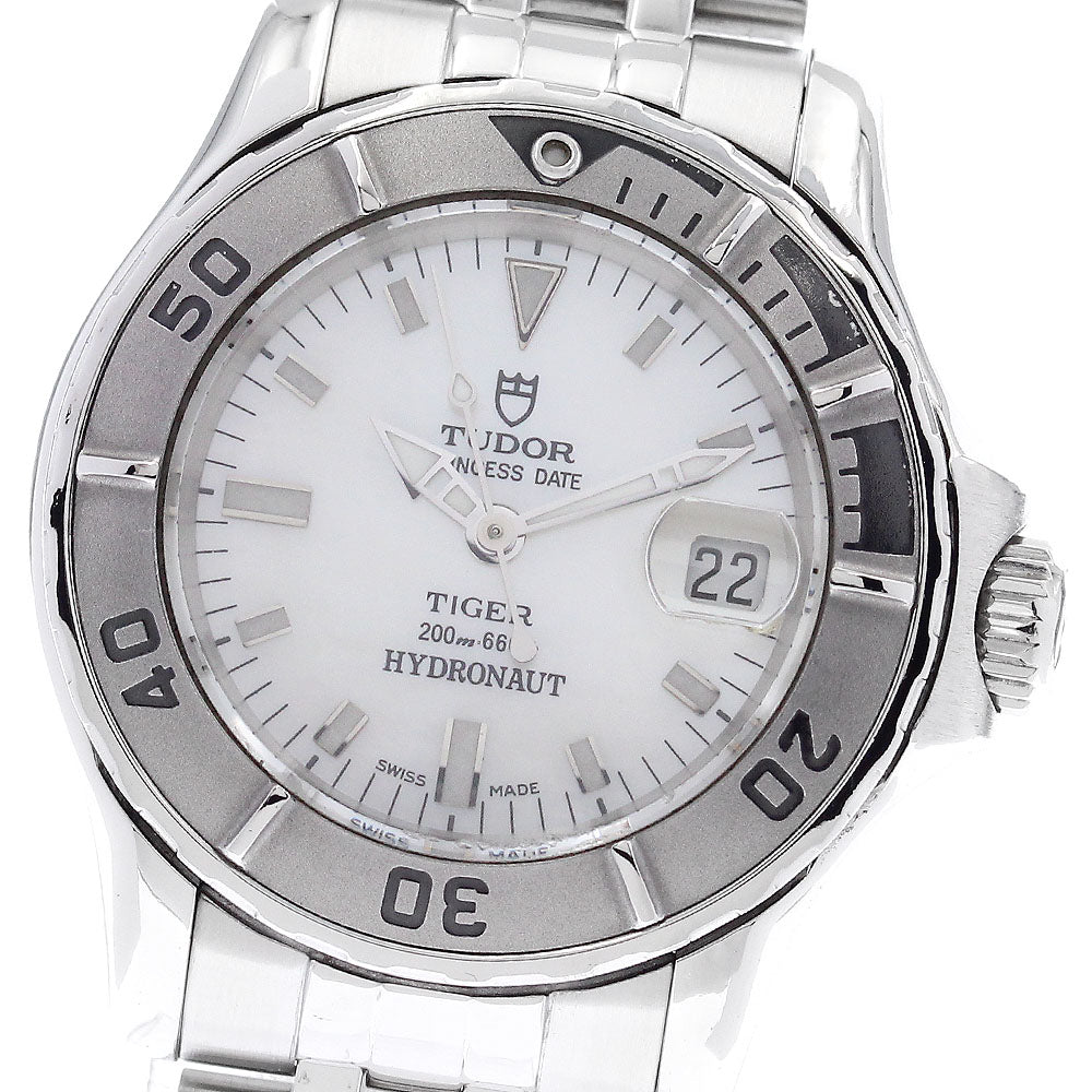 TUDOR Princess Date Hydro Note 99090P Tiger White shell Dial Automatic Ladies Watch_898176