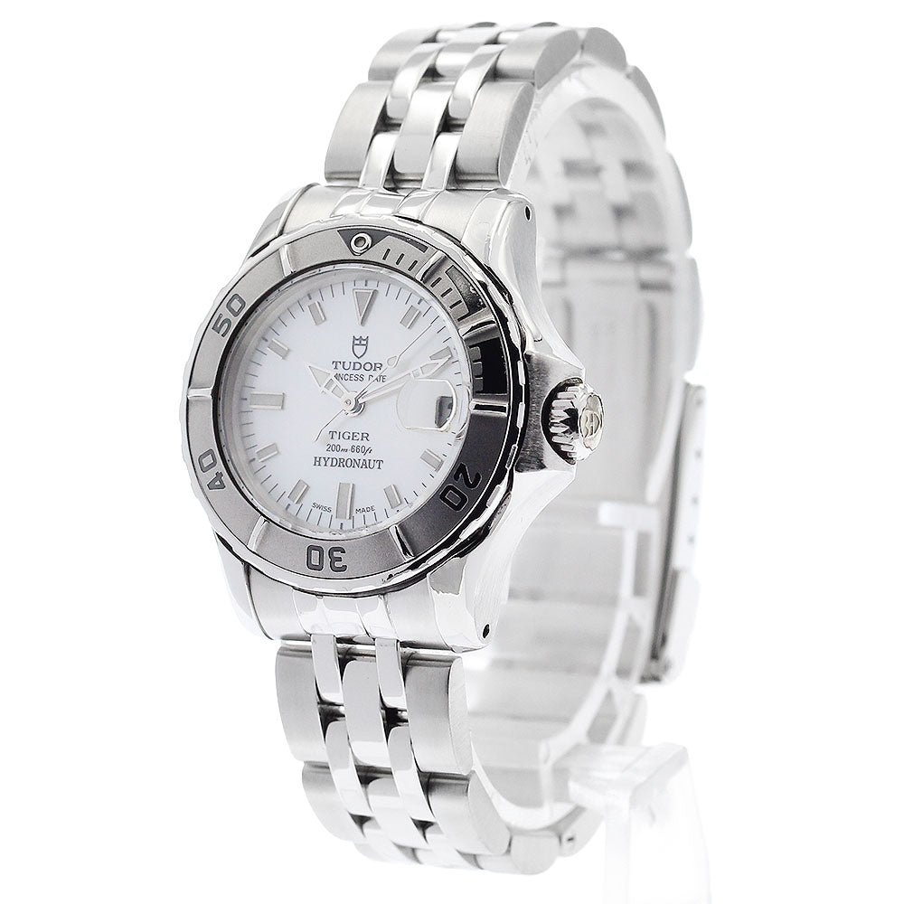 TUDOR Princess Date Hydro Note 99090P Tiger White shell Dial Automatic Ladies Watch_898176