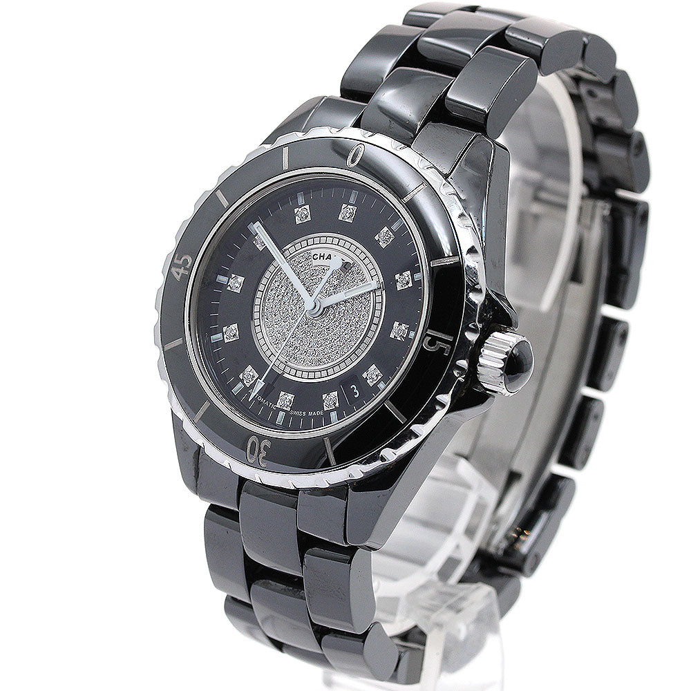 CHANEL J12 H1757 Black ceramic center diamond black Dial Automatic Men's_898192