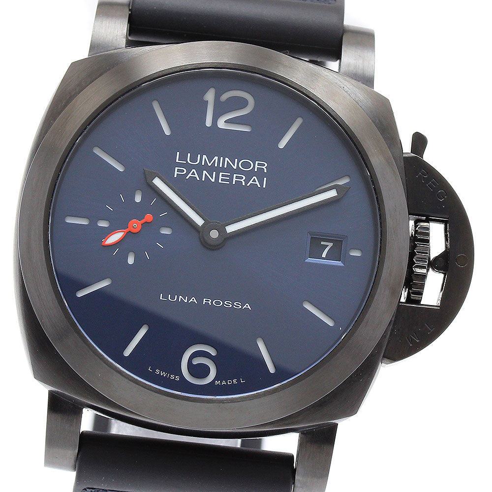 PANERAI Luminor Quaranta Steel PAM01408 Small seconds blue Dial Automatic Men's Watch_898217