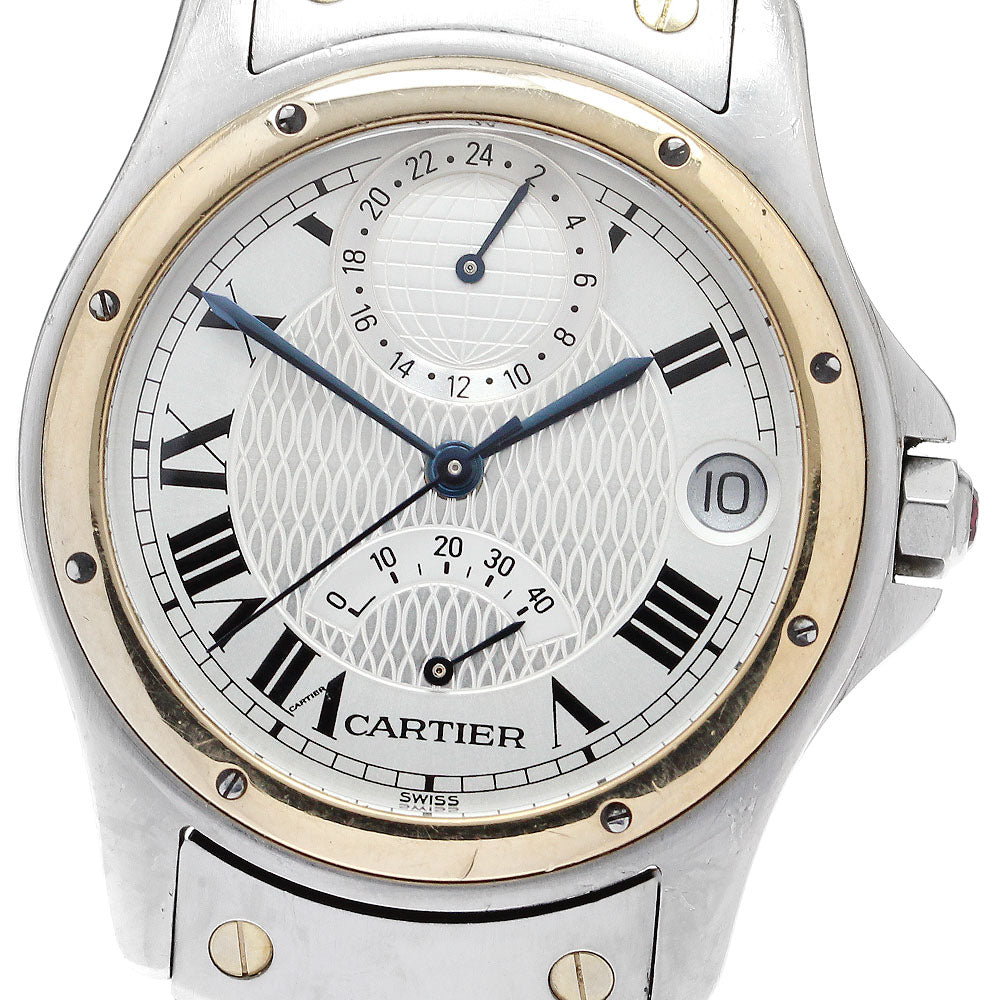 CARTIER Santos round W20038R3 GMT 150th Anniversary Automatic Men's Watch_898226