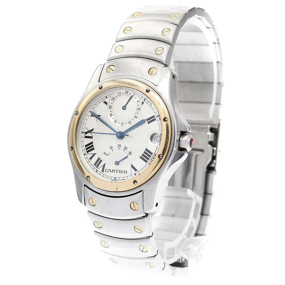 CARTIER Santos round W20038R3 GMT 150th Anniversary Automatic Men's Watch_898226
