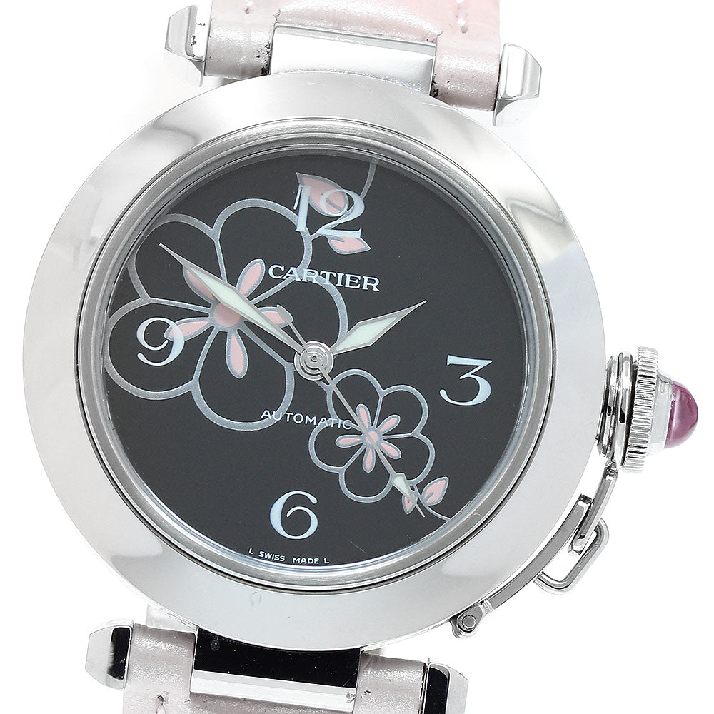 CARTIER Pasha C W3109699 Winter Flowers 2007 Christmas Limited Edition black Dial Automatic Ladies Watch_898231