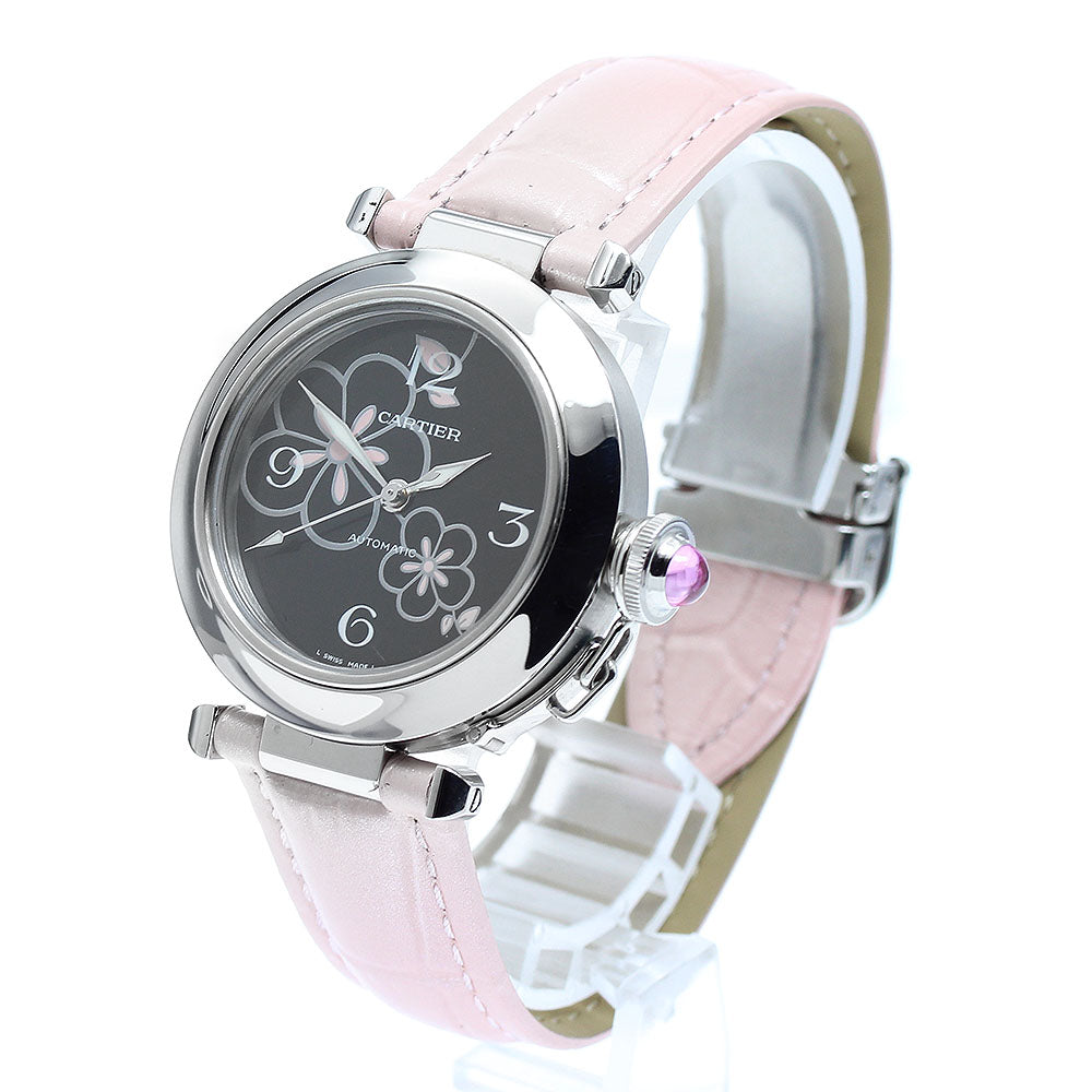 CARTIER Pasha C W3109699 Winter Flowers 2007 Christmas Limited Edition black Dial Automatic Ladies Watch_898231