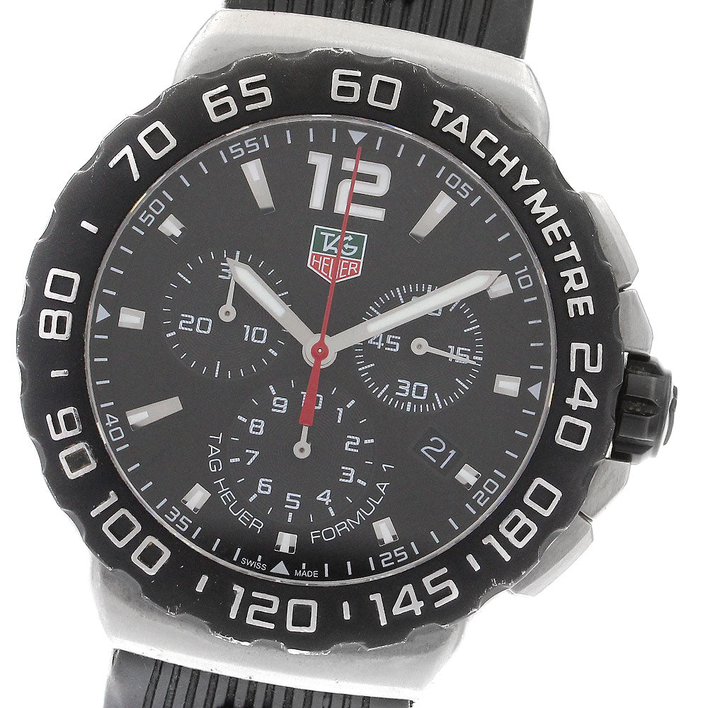 TAG HEUER Formula 1 CAU1110 Chronograph black Dial Quartz Men's Watch_898256