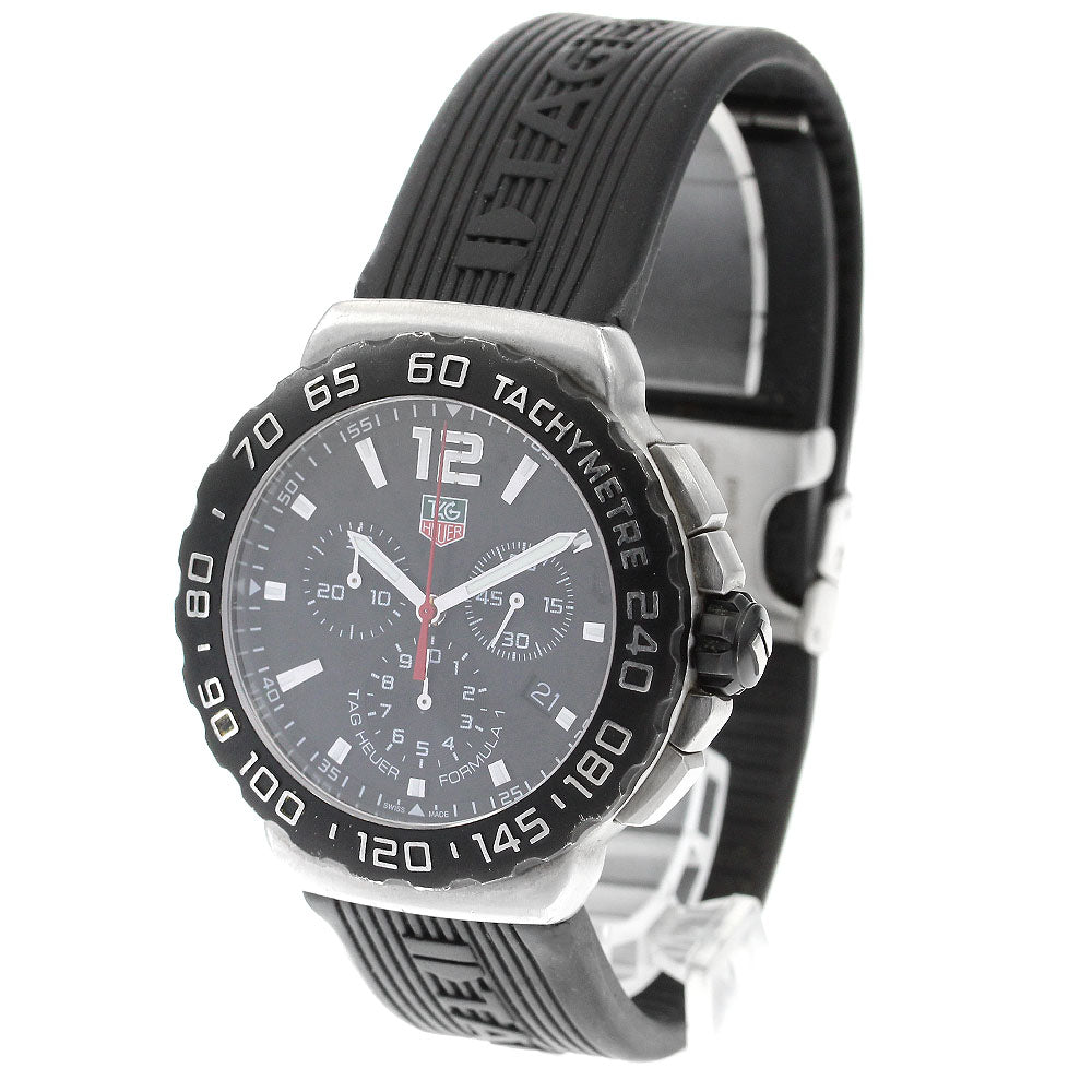 TAG HEUER Formula 1 CAU1110 Chronograph black Dial Quartz Men's Watch_898256