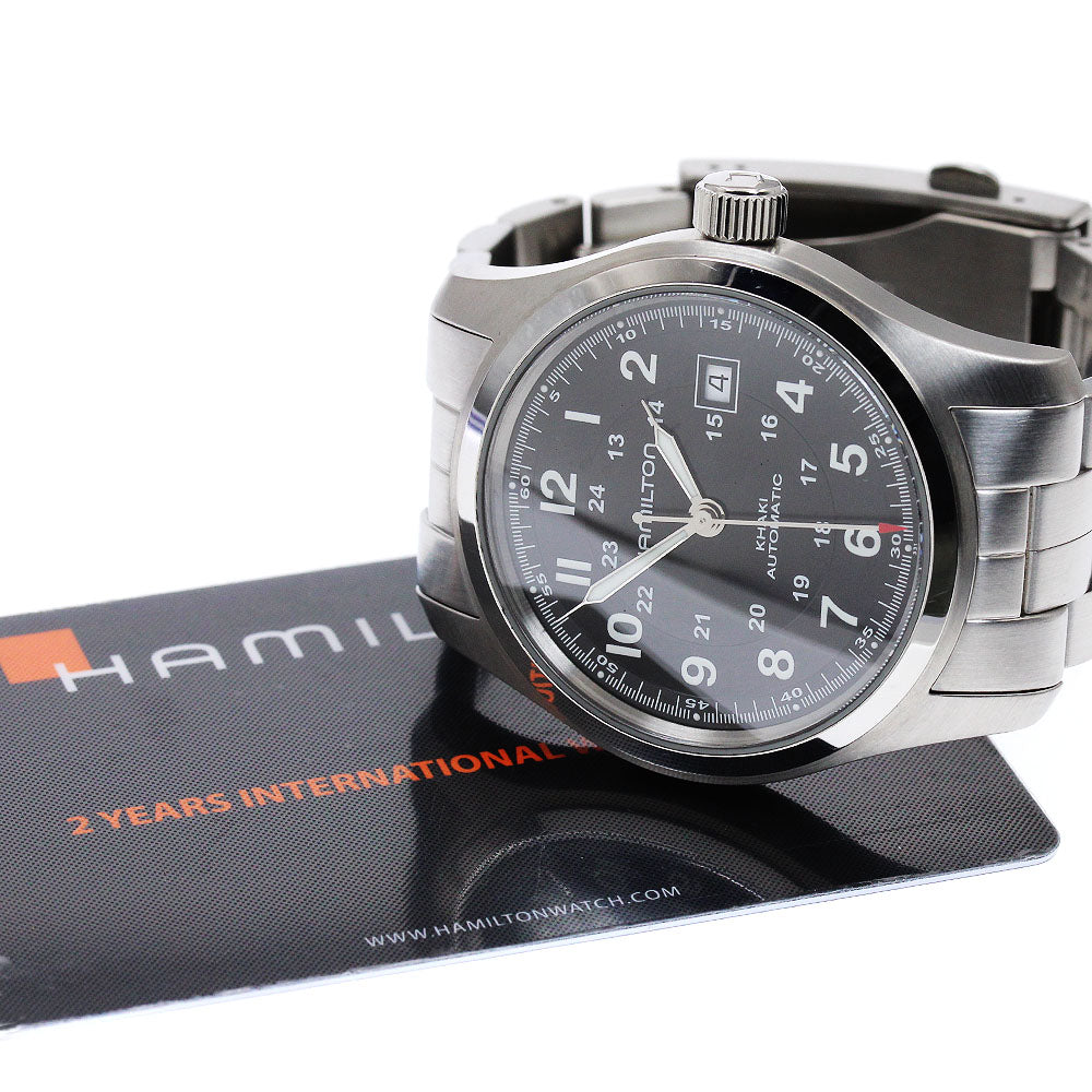 HAMILTON Khaki field H705450 Date Black Dial Automatic Men's Watch_898261