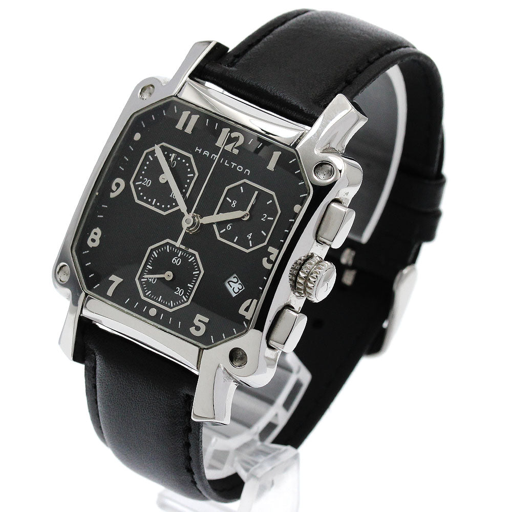 HAMILTON Lloyd H194120 Chronograph black Dial Quartz Men's Watch_898281