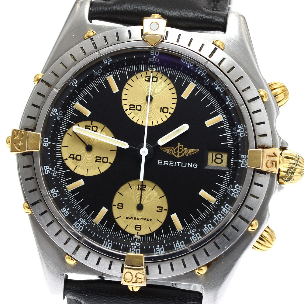 BREITLING Chronomat 81950 Date black Dial Automatic Men's Watch_898291