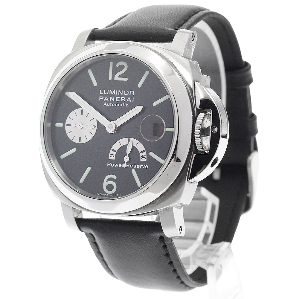 PANERAI Luminor PAM00125 Date power reserve black Dial Automatic Men's_898298