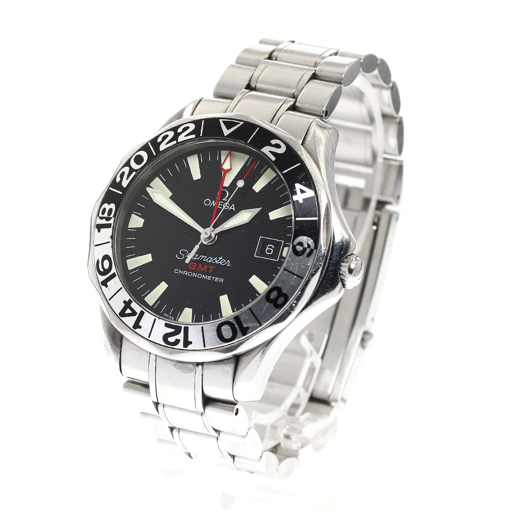 OMEGA Seamaster 300 Gerry Lopez Model 2536.50 GMT date black Dial Automatic Men's Watch_898303