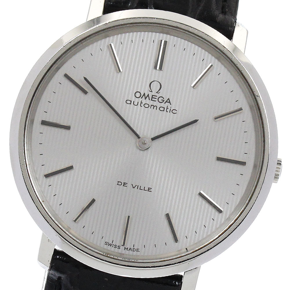 OMEGA De Ville Round 1.4" Vintage Silver Dial Automatic Men's Watch_898308