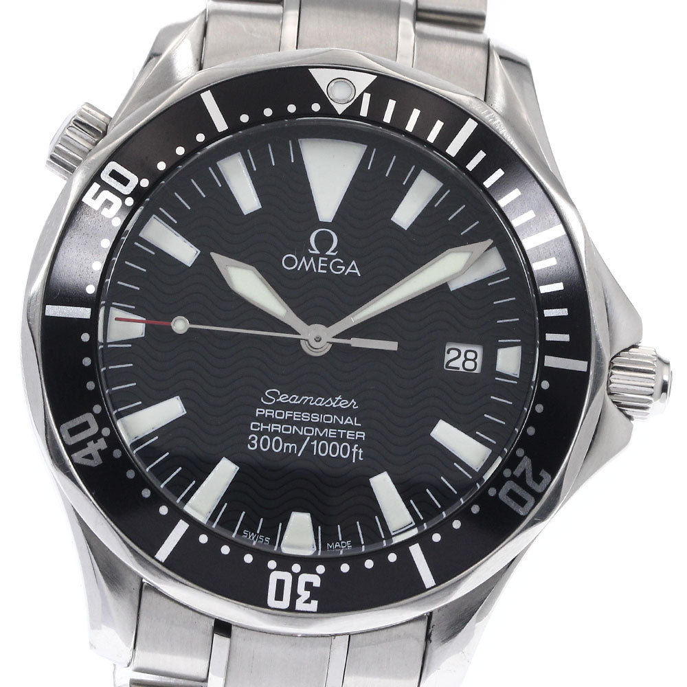 OMEGA Seamaster300 2254.50 Date black Dial Automatic Men's Watch_898655