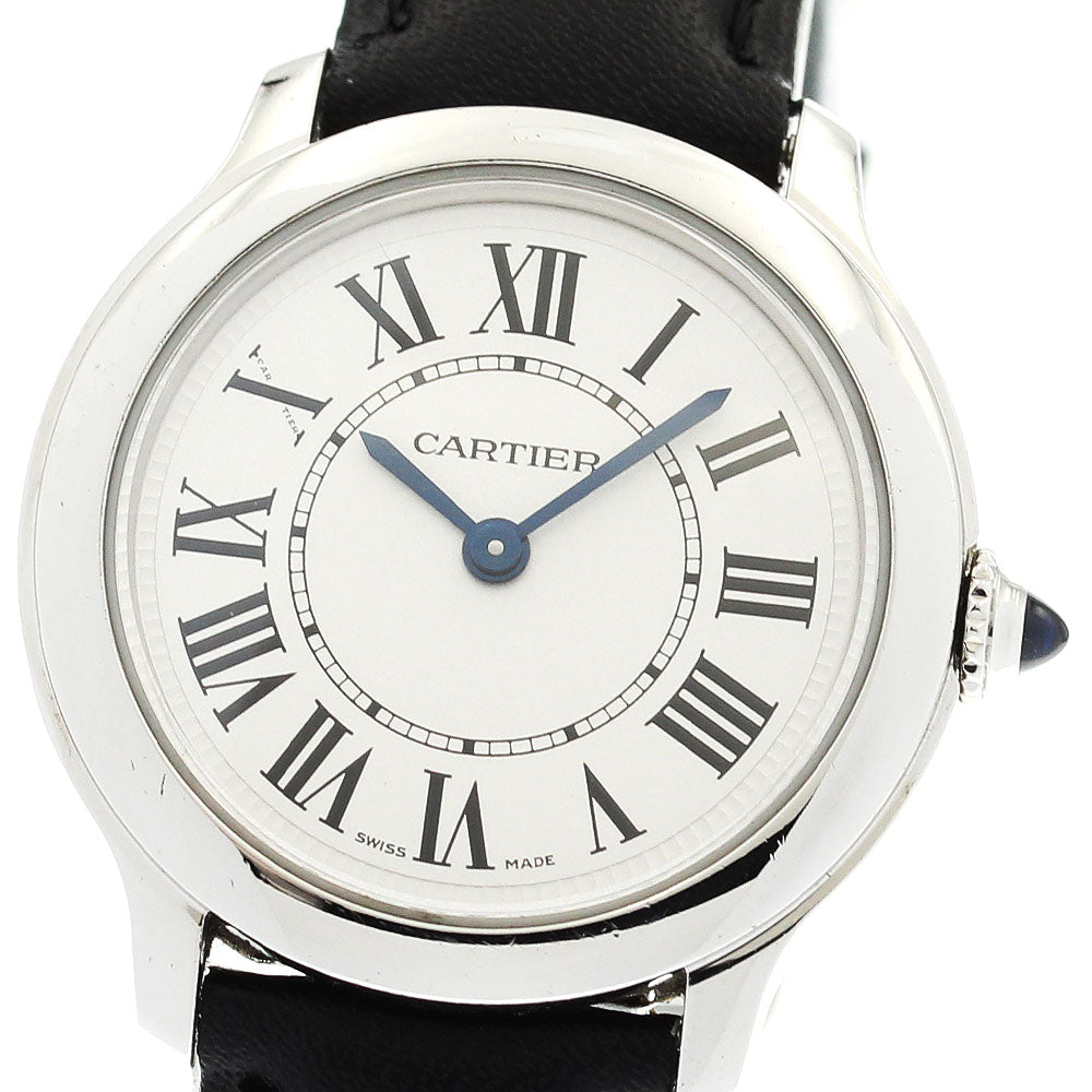 CARTIER Ronde Must de Cartier WSRN0030 Silver Dial Quartz Boy's Watch_898657