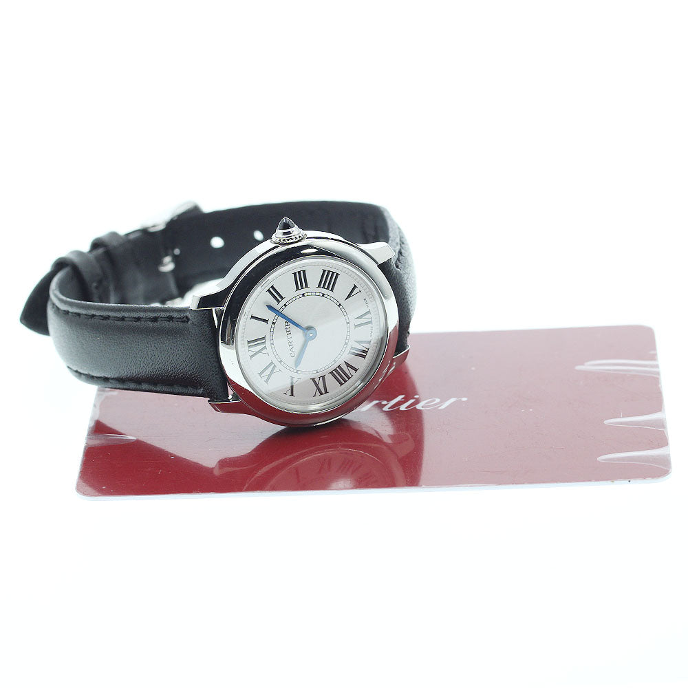 CARTIER Ronde Must de Cartier WSRN0030 Silver Dial Quartz Boy's Watch_898657