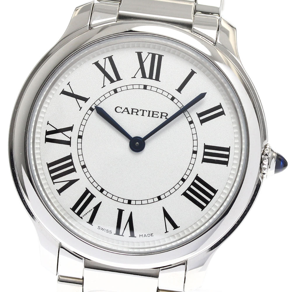 CARTIER Rondemast de Cartier 36MM WSRN0034 Silver Dial Quartz Boy's Watch_898661