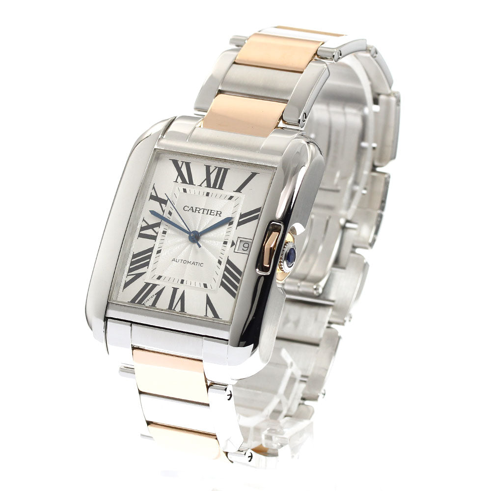 CARTIER Tank AnglaiseXL W5310006 Date 2 tone Automatic Men's Watch_898667