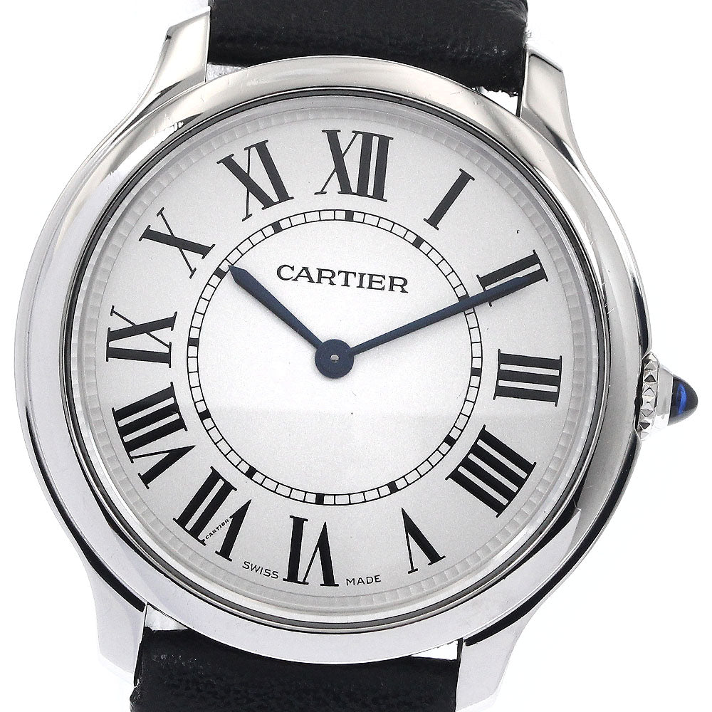 CARTIER Rondemast de Cartier 36MM WSRN0031 Silver Dial Quartz Boy's Watch_898695