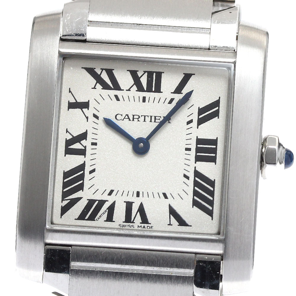 CARTIER Tank Francaise MM WSTA0005 beige Dial Quartz Boy's Watch_898725