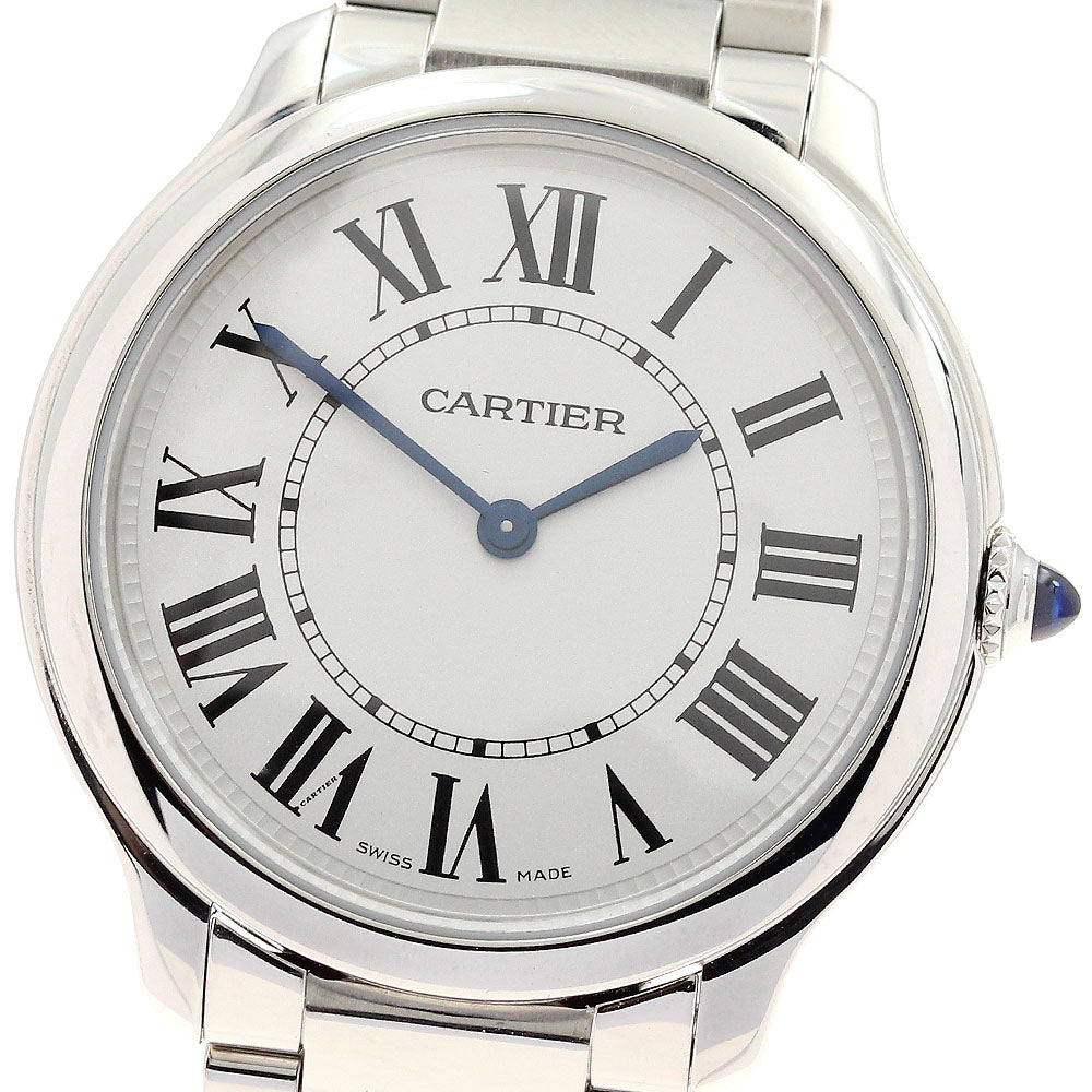 CARTIER Rondemast de Cartier 36MM WSRN0034 Silver Dial Quartz Boy's Watch_898726