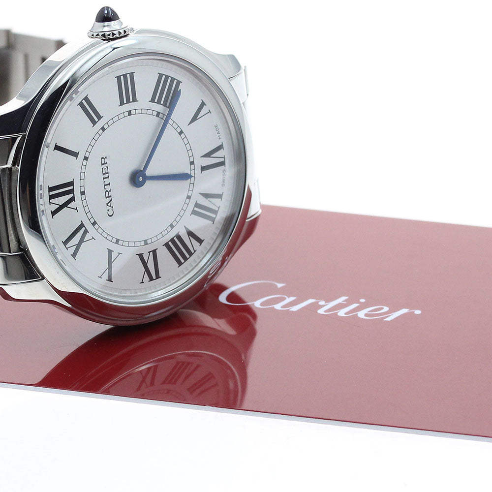 CARTIER Rondemast de Cartier 36MM WSRN0034 Silver Dial Quartz Boy's Watch_898726