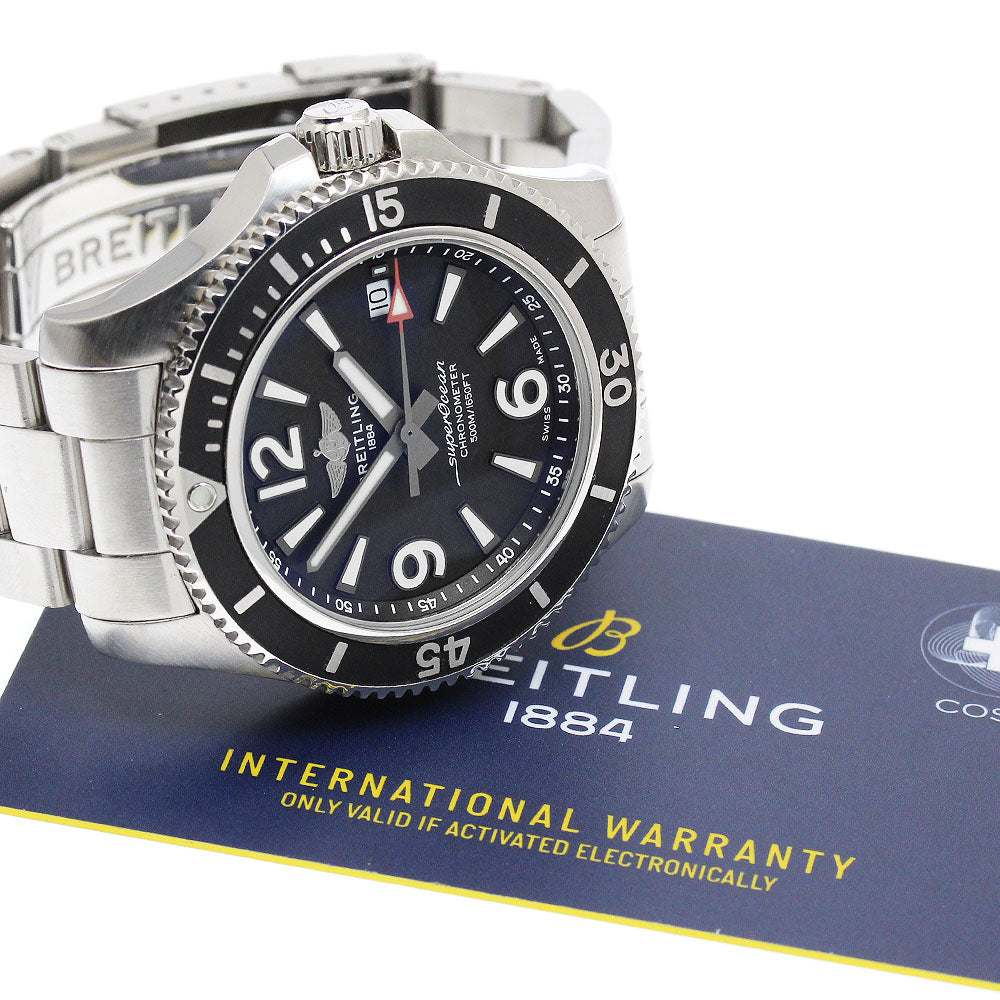 BREITLING Super Ocean 42 A17366 Date Black Dial Automatic Men's Watch_898731