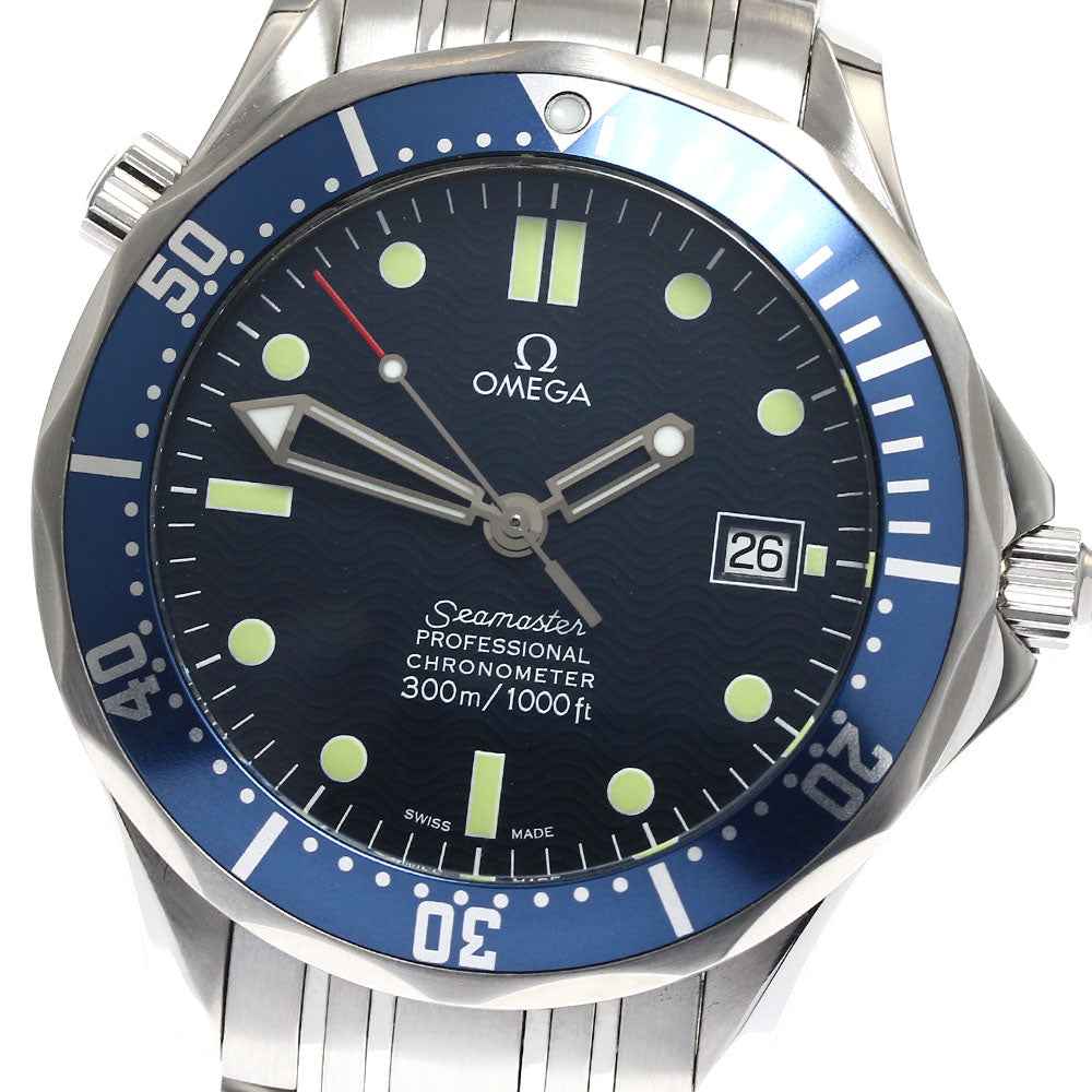 OMEGA Seamaster300 2531.80 Date Navy Dial Automatic Men's Watch_898744