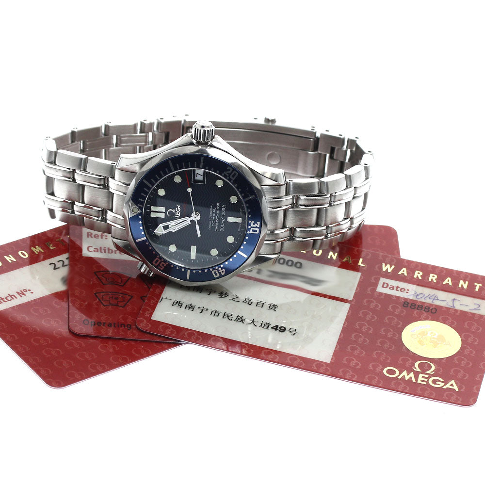 OMEGA Seamaster Diver 300M 2222.80 Date Co-Axial Automatic Boy's Watch_898756