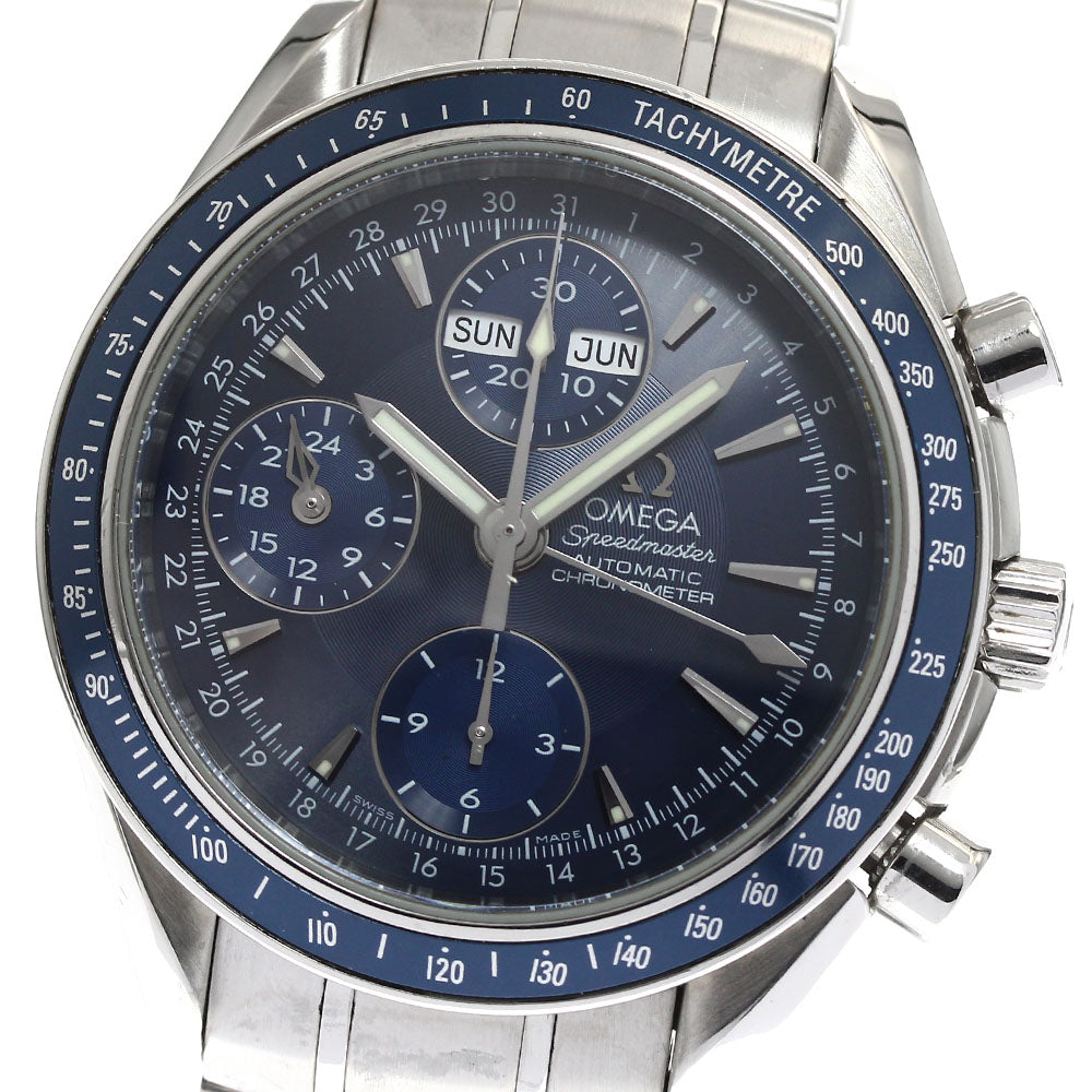 OMEGA Speedmaster 3222.80 Triple calendar Navy Dial Automatic Men's Watch_898757