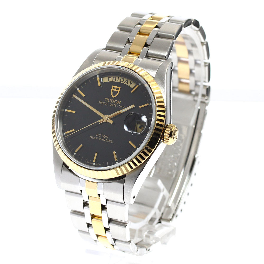 TUDOR Prince Date Day 76213 black Dial Automatic Men's Watch_898785