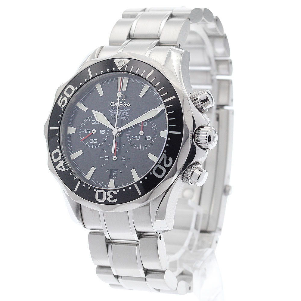 OMEGA Seamaster300 2594.52 Chronograph black Dial Automatic Men's Watch_898791
