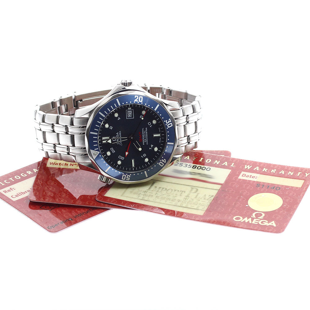 OMEGA Seamaster Diver 300 2535.80 GMT Coaxial Navy Dial Automatic Men's_898809