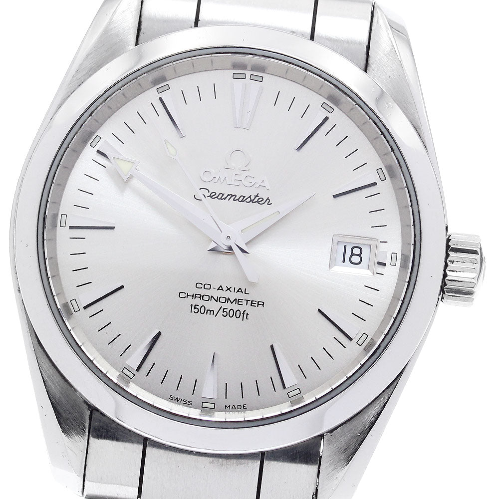 OMEGA Seamaster Aqua Terra 2504.30 Date Silver Dial Automatic Boy's Watch_898816